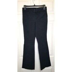 Old Navy Pixie Flare Black High Rise Waisted Work Pants Size 2, Professional